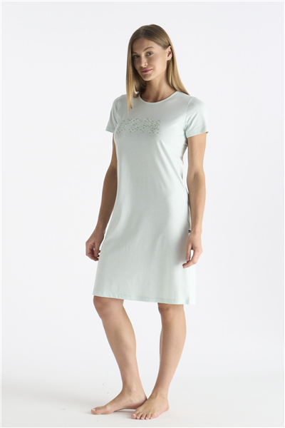 U.s Polo Assn. 20200 Kadın Kısa Kollu Gecelik-Mint