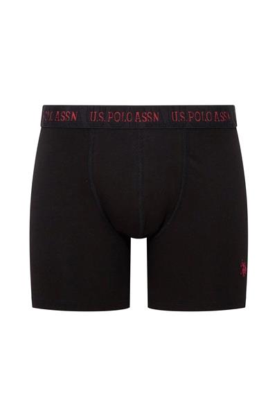 U.s Polo Assn. 80517 Erkek Pamuklu 3lü Boxer-Siyah&Antrasit&Gri