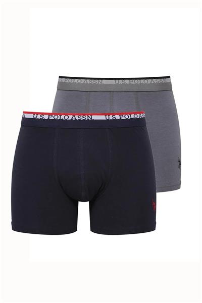 U.s Polo Assn. 80489 Erkek Modal 2li Boxer-Lacivert&Antrasit