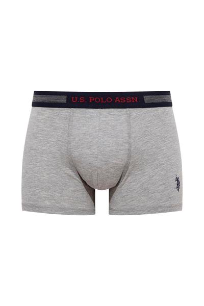 U.s Polo Assn. 90004 Erkek Battal 3lü Boxer-Lacivert&Grimelanj&Beyaz