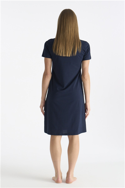 U.s Polo Assn. 20206 Kadın Kısa Kollu Gecelik-Lacivert