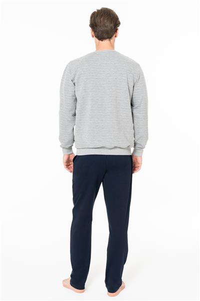 U.s Polo Assn. 18934 Erkek Uzun Kollu Bisiklet Yaka Rahat Ev Giyim-Grimelanj