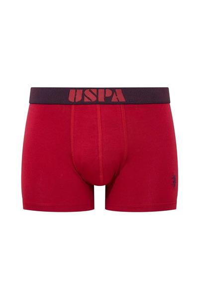 U.s Polo Assn. 80521 Erkek Pamuklu 3lü Boxer-Bordo&Lacivert&Antrasit