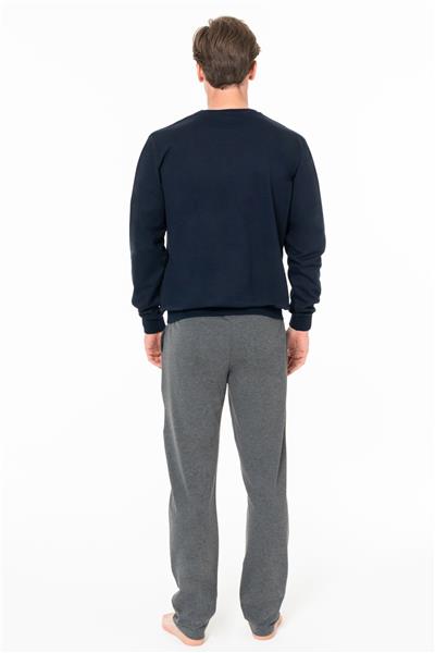 U.s Polo Assn. 18925 Erkek Uzun Kollu Bisiklet Yaka Rahat Ev Giyim-Lacivert