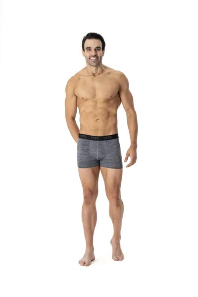 U.s Polo Assn. 80505 Erkek Pamuklu 3lü Boxer-Siyah&Antrasit&Baskılı
