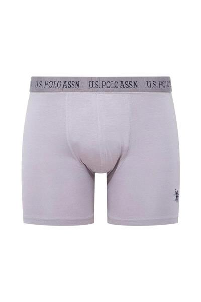 U.s Polo Assn. 80517 Erkek Pamuklu 3lü Boxer-Siyah&Antrasit&Gri