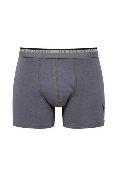 U.s Polo Assn. 80489 Erkek Modal 2li Boxer-Siyah&Antrasit
