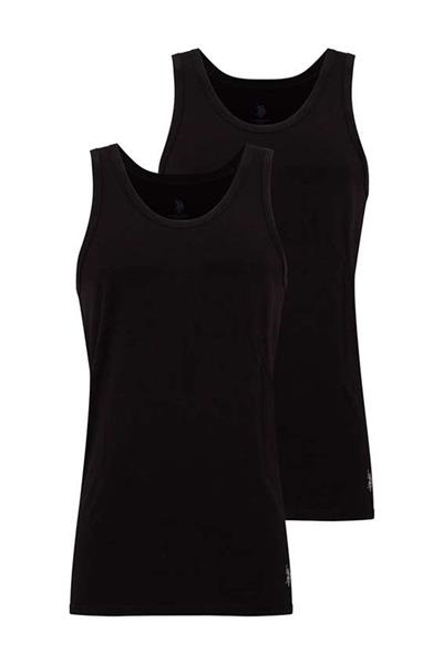 U.s Polo Assn. 90000 Erkek Battal 2li Atlet-Siyah