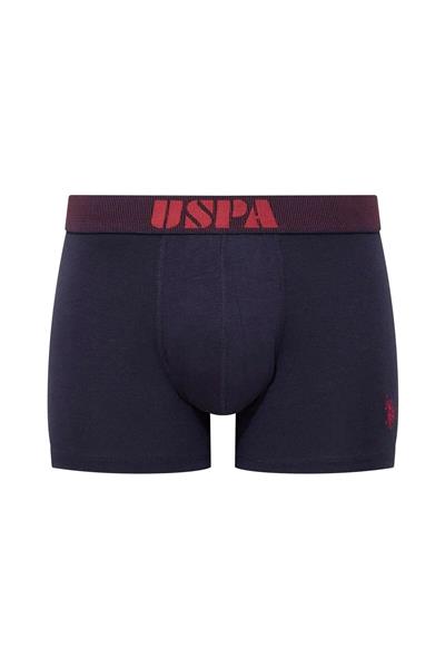 U.s Polo Assn. 80521 Erkek Pamuklu 3lü Boxer-Bordo&Lacivert&Antrasit
