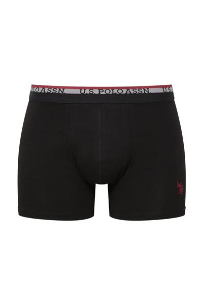 U.s Polo Assn. 80489 Erkek Modal 2li Boxer-Siyah&Antrasit