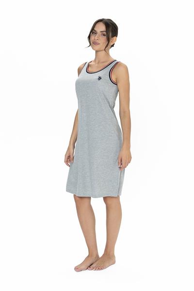 U.s Polo Assn. 20006 Kadın Kalın Askılı Bisiklet Yaka Rahat Ev Giyim-Grimelanj