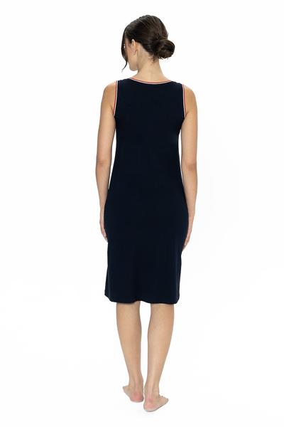 U.s Polo Assn. 20006 Kadın Kalın Askılı Bisiklet Yaka Rahat Ev Giyim-Lacivert