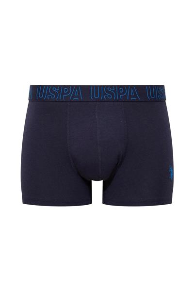 U.s Polo Assn. 80518 Erkek Pamuklu 3lü Boxer-Bordo&Lacivert&Siyah