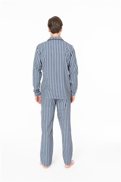 U.s Polo Assn. 18978 Erkek Uzun Kollu Önden Düğmeli Pijama Takımı-Lacivert