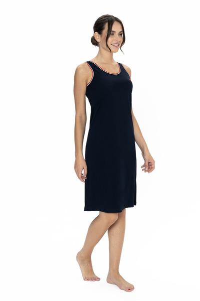 U.s Polo Assn. 20006 Kadın Kalın Askılı Bisiklet Yaka Rahat Ev Giyim-Lacivert