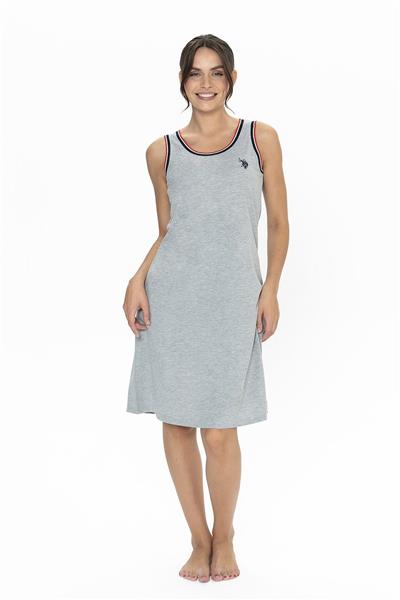 U.s Polo Assn. 20006 Kadın Kalın Askılı Bisiklet Yaka Rahat Ev Giyim-Grimelanj