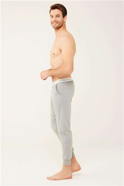 U.s Polo Assn. 18470 Erkek Tek Alt Eşofman-gri