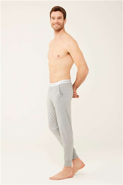 U.s Polo Assn. 18470 Erkek Tek Alt Eşofman-gri