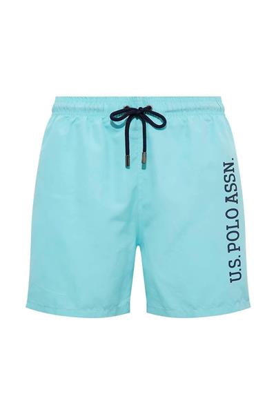 U.s Polo Assn. 21005 Erkek Orta Boy Deniz Şortu-Mint