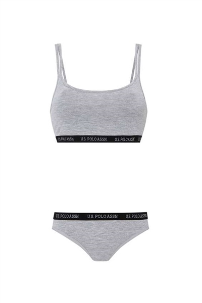 U.s Polo Assn. 65004 Kadın Büstiyer slip Set-Grimelanj