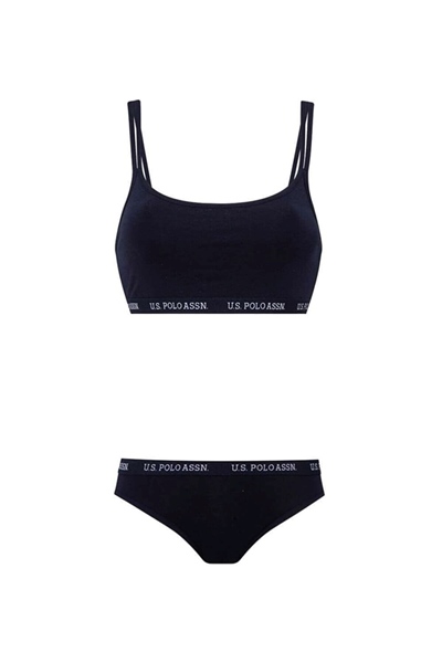 U.s Polo Assn. 65004 Kadın Büstiyer slip Set-Lacivert