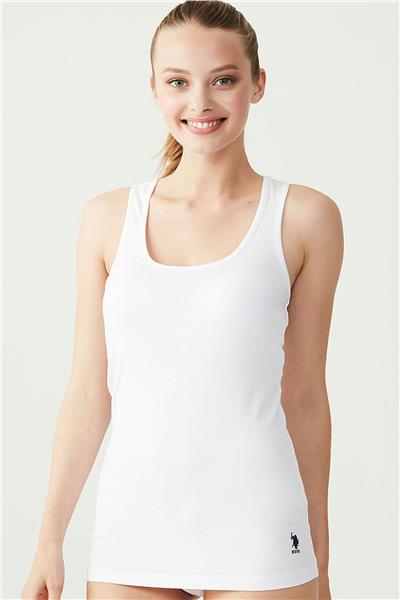 U.s Polo Assn. 66001 Kadın Modal Sporcu Atlet-Beyaz