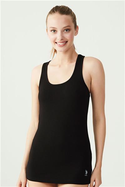 U.s Polo Assn. 66001 Kadın Modal Sporcu Atlet-Siyah