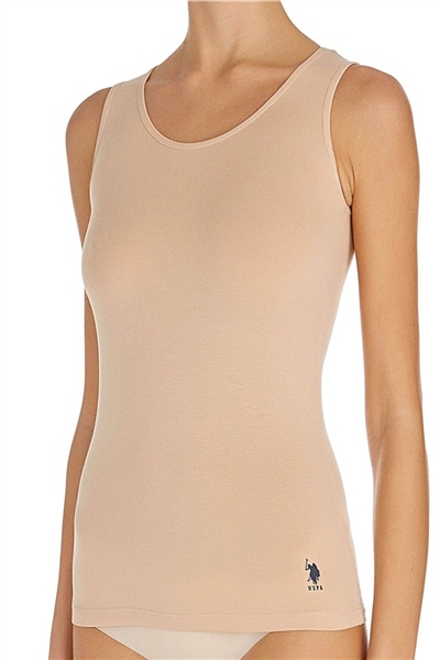 U.s Polo Assn. 66005 Kadın Kalın Askılı Atlet-Ten