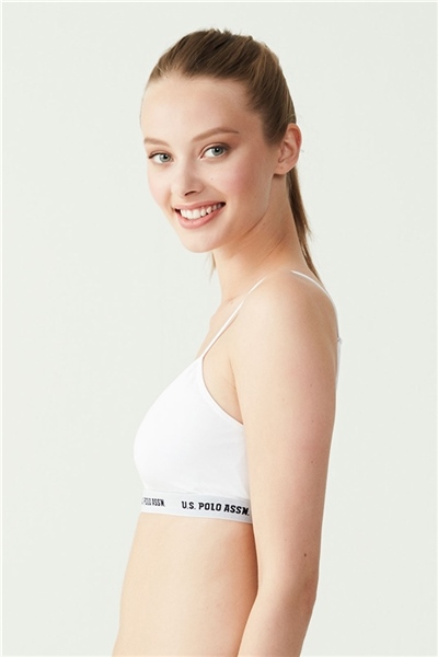 U.s Polo Assn. 66116 Kadın Cup Lu Büstiyer-Beyaz