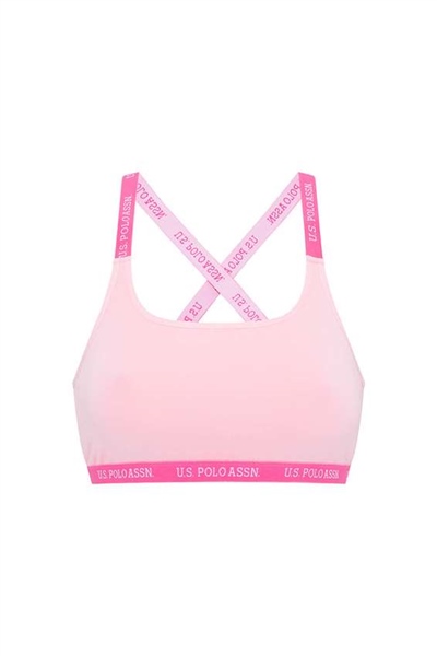 U.s Polo Assn. 66117 Çapraz Askılı Büstiyer-Pembe