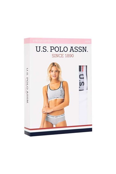 U.s Polo Assn. 66255 Kadın Büstiyer Şort Takım-Lacivert