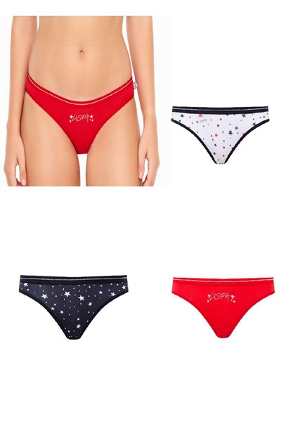 U.s Polo Assn. 66317 3 lü Slip-Mix