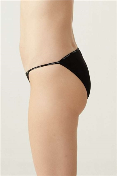 U.s Polo Assn. 67000 Kadın 5 Li slip-Siyah&Ten&Beyaz&Ten&Beyaz