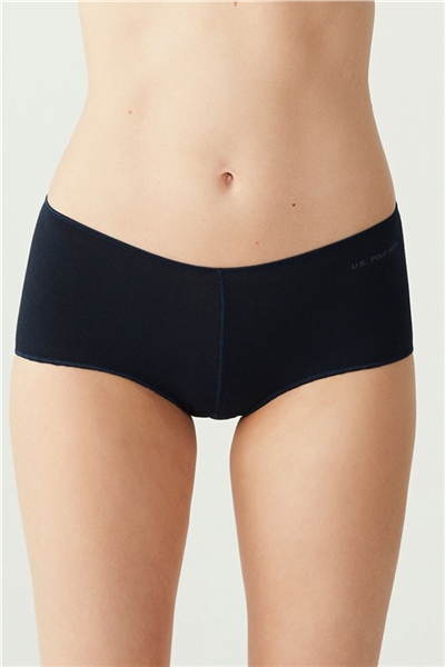 U.s Polo Assn. 67004 Kadın 5 Li Kıl Lastiklı Şort -Siyah&Ten&Bey&Fuşya&Lacivert