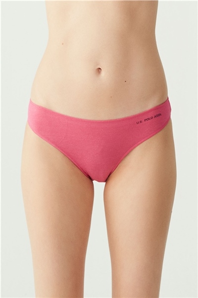 U.s Polo Assn. 67006 Kadın 5 Li Kıl Lastiklı slip-Siyah&Ten&Beyaz&Fuşya&Lacivert