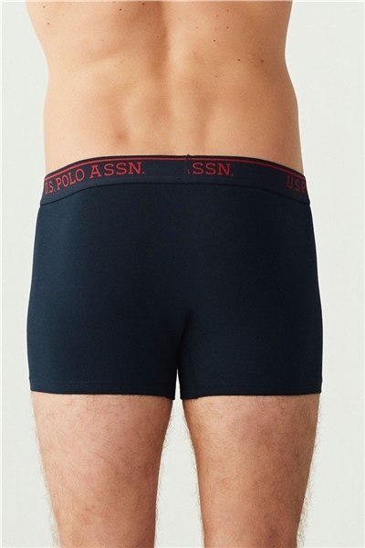 U.s Polo Assn. 80097 Erkek 3 Lü Boxer-Siyah&Antrasit&Lacivert