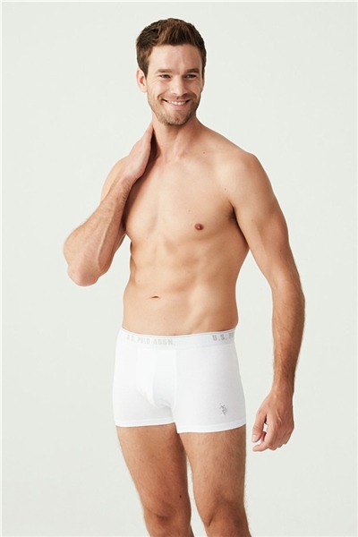 U.s Polo Assn. 80097 Erkek 3 Lü Boxer-Kırmızı&Lacivert&Beyaz