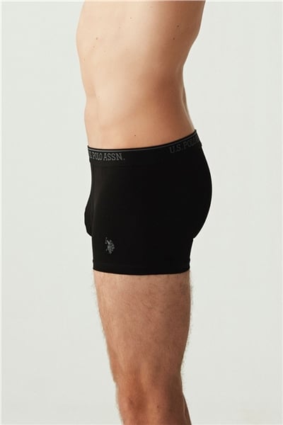 U.s Polo Assn. 80097 Erkek 3 Lü Boxer-Siyah