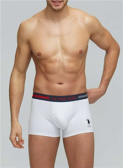 U.s Polo Assn. 80155 Erkek 3 Lü Boxer-Lacivert&Grimelanj&Beyaz