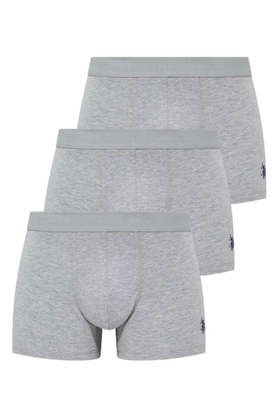 U.s Polo Assn. 80173 Erkek 3 Lü Boxer-Grimelanj
