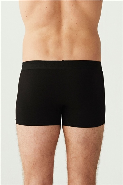 U.s Polo Assn. 80173 Erkek 3 Lü Boxer-Siyah