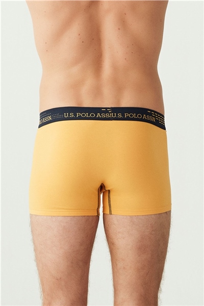 U.s Polo Assn. 80178 Erkek 3 Lü Boxer-Sax&Lacivert&Sarı