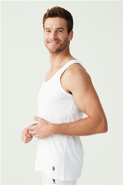 U.s Polo Assn. 80188 Erkek 2 Li Atlet-Beyaz