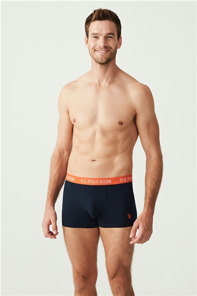 U.s Polo Assn. 80253 Erkek 3 Lü Boxer-Lacivert