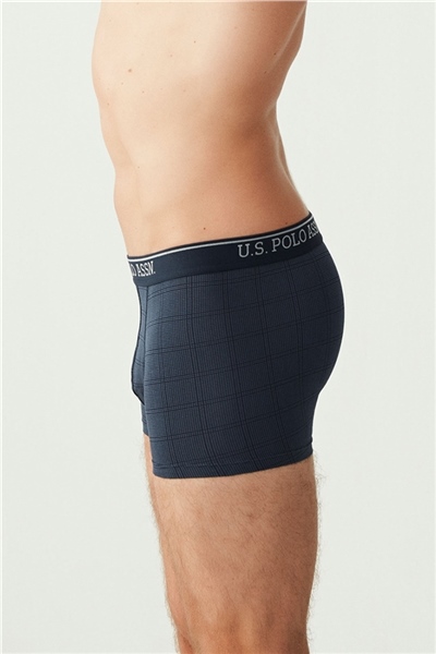 U.s Polo Assn. 80263 Erkek 3 Lü Boxer-Lacivert&Grimelanj&İndigobaskılı