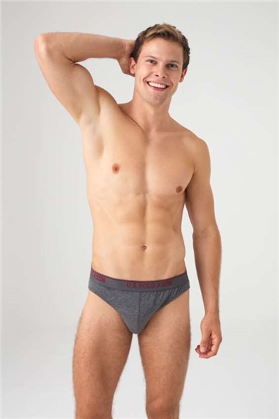 U.s Polo Assn. 80436 Erkek 3 Lü Boxer-Siyah-Antrasitmelanj-Lacivert