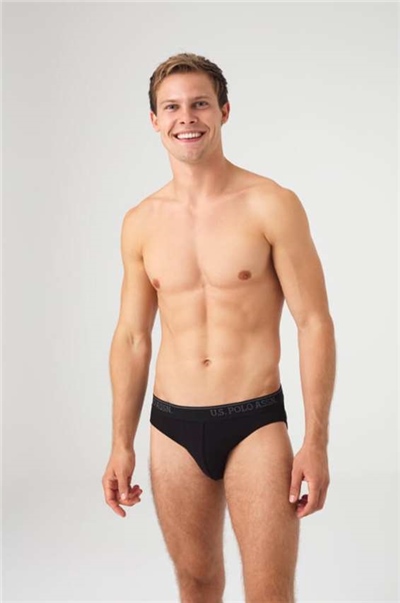 U.s Polo Assn. 80436 Erkek 3 Lü Boxer-Siyah-Antrasitmelanj-Lacivert