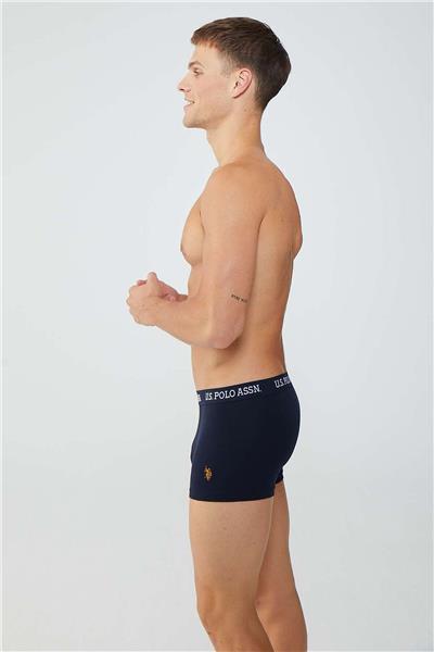 U.s Polo Assn. 80476 Erkek 2li Boxer-Lacivert&Baskılı