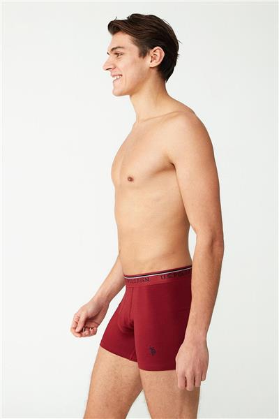 U.s Polo Assn. 80481 Erkek Modal Boxer-Bordo