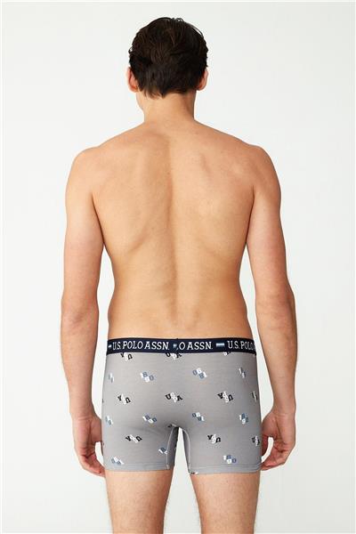U.s Polo Assn. 80484 Erkek Modal Boxer-Gri